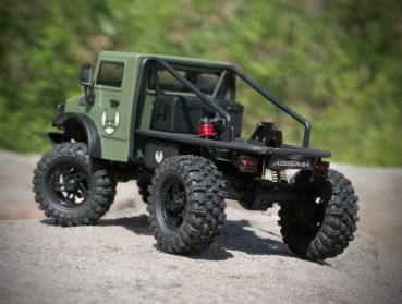 1810418-V3 HobbyPlus 1:18 Crawler "CR18P V3" T-Hunter BL green RTR