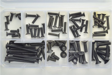 3020003 Schrauben-Set M3/M4 Senkkopf (100 Stück)