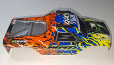 AM013-22707-02 Karosse AM-1:20 MAX-20 Gelb/Blau/Orange