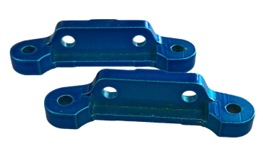 014-6038 Querlenkerhalter Alu blau 2 Stück