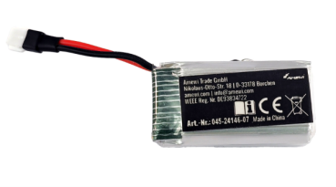 045-24146-07 LiPo Akku 1S 3,7V 500mAh Molex