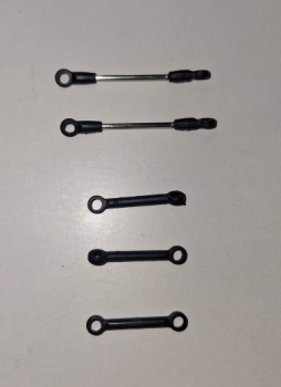 057-25356-06 UH-1 miniBL Anlenkstangen 2 + 3 Stück