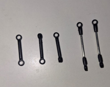 057-25356-06 UH-1 miniBL Anlenkstangen 2 + 3 Stück