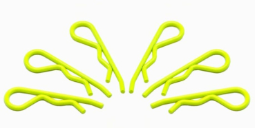 AM103118 Karoklammern 40x2,0mm (1:8) fluoreszierend-gelb 6 Stück