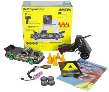 21129 Drift Sport Car Mini-Breaker 4WD 1:24 RTR grün