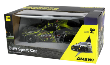 21136 Drift Sport Car GTR 4WD 1:16 RTR gelb
