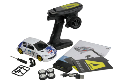 21139 Drift Scale Car PR28 206 mit Gyro 4WD 1:28 RTR