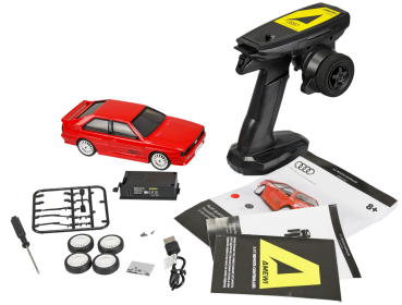 21150 Audi quattro 1980 Onroad/Drift 4WD 1:28 RTR rot