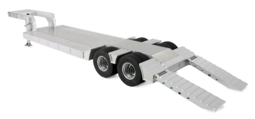 22731 Tieflader-Sattelauflieger mit Doppelachse aus Aluminium 1:14 KIT
