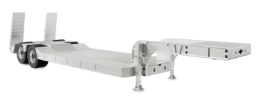 22731 Tieflader-Sattelauflieger mit Doppelachse aus Aluminium 1:14 KIT
