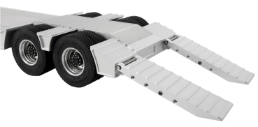22731 Tieflader-Sattelauflieger mit Doppelachse aus Aluminium 1:14 KIT