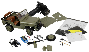 22737 Jeep Willys MB Scale Crawler 4WD 1:14 RTR grün
