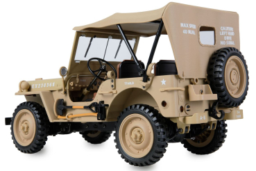 22738 Jeep Willys MB Scale Crawler 4WD 1:14 RTR sand