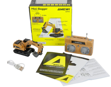 22744 Mini-Bagger aus Metall proportional 8-Kanal 1:64 RTR