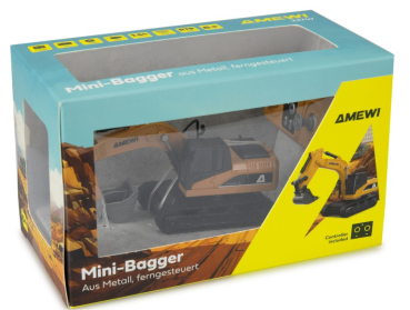 22747 Mini-Bagger aus Metall 8-Kanal 1:64 RTR
