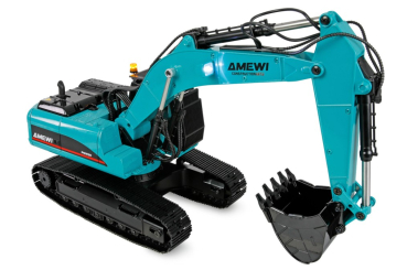 22748 G705E Bagger Metall 1:14 RTR petrol