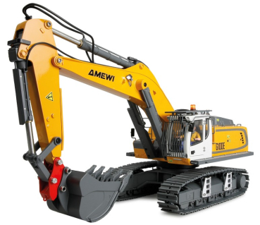 22749 RC-Bagger G100E 1:19 Vollmetall gelb