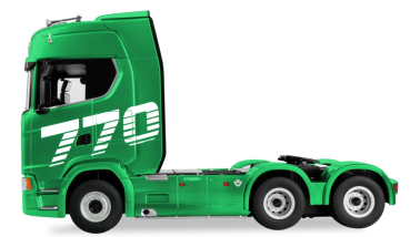 22770 SCANIA 770S 6x4 RTR 1:18 GRÜN/Devil 