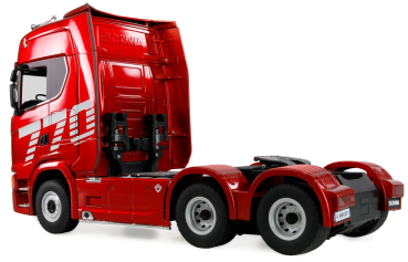 22775 Scania 770 S Zugmaschine + Tieflader-Sattelauflieger