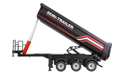 22778 Dreiachs-Sattelauflieger mit Kippmulde 1:18 RTR anthrazit