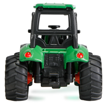 22792 Traktor aus Metall mit Rückeanhänger + Ladekran