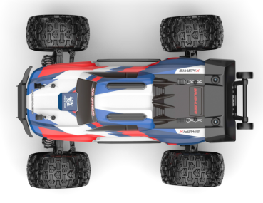 22797 Hyper Go Truggy V2 brushless 4WD 1:16 RTR blau/rot