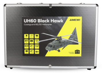 25367 UH60 Black Hawk Marine CP Helikopter 6G/3D RTF