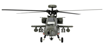 25368 Apache AH-64D CP Helikopter 6G/3D RTF grün