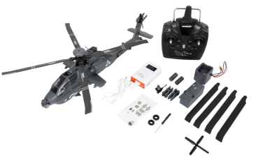 25369 Apache AH-64D CP Helikopter 6G/3D RTF grau