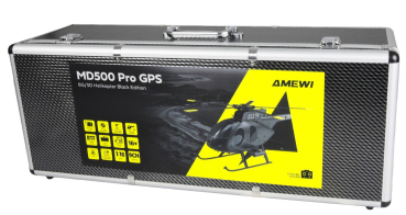 25375 MD500 Pro GPS Helikopter Black-Edition 9-Kanal 3D/6G RTF