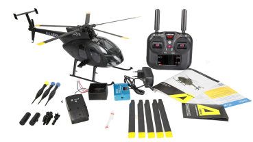 25375 MD500 Pro GPS Helikopter Black-Edition 9-Kanal 3D/6G RTF