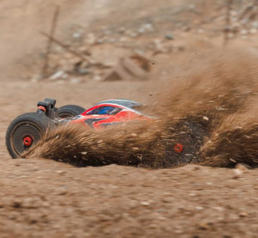 ARA4306V4T3 1/8 TYPHON 223S DSC 4X4 RTR Brushless Buggy, Red