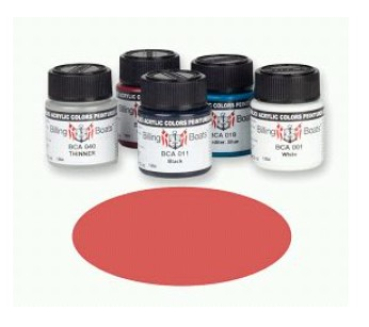 BCA035 Acrylfarbe Billing Boats/22ml Signal Rot glänzend