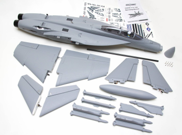 DPFMS100P FMS F-18F EDF 70 PNP grau - 87cm