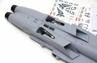 DPFMS100P FMS F-18F EDF 70 PNP grau - 87cm