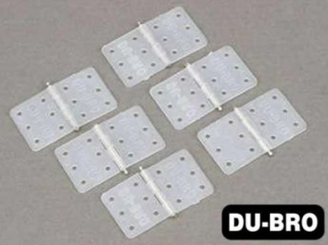 DUB118 Ruderscharniere 11x28mm DUB118 6 Stück