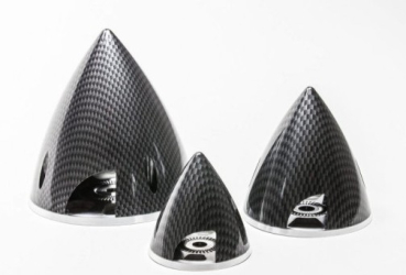 E-IRVSPIN82C Spinner 82mm K/ALU-Rückplatte Carbon