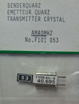 F101053 Sender-Quarz AM 40 MHz Kanal 53