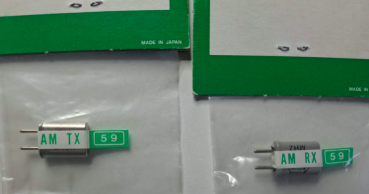 F101/102-059 Quarzpaar Kanal 59/AM 40MHz