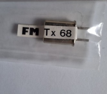 F103068 Sender-Quarz 35 MHz Kanal 68  35.150 MHz Kanal 75 Type 35-1
