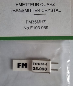F103069 Sender-Quarz 35 MHz Kanal 69