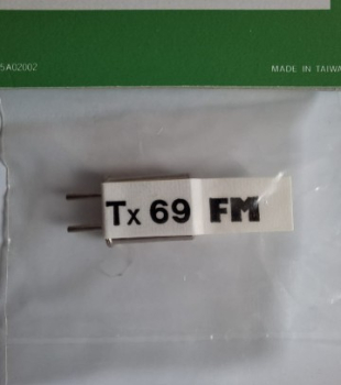 F103069 Sender-Quarz 35 MHz Kanal 69