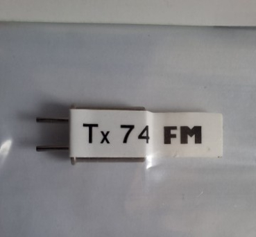 F103074 Sender-Quarz 35 MHz Kanal 74