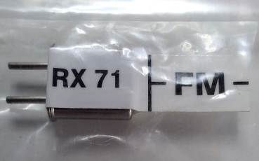F104071 Empfänger-Quarz FM 35 MHz Kanal 71