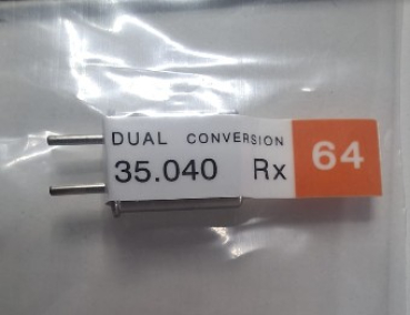F105064 Empfänger-Quarz FM-DS 35 MHz Kanal 64