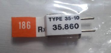 F105186 Empfänger-Quarz FM-DS 35 MHz Kanal 186