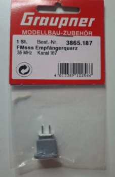 3865.187 Graupner Senderquarz | 35Mhz | K187