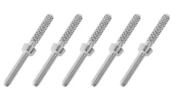 GF-2112-002 Gewindeanschluß M2,5 2,9mm-Rohr 5 Stück