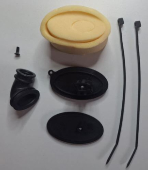 GRSEN006-00 Luftfilter 1:8 SOAR 2-Stufen oval/verdreht