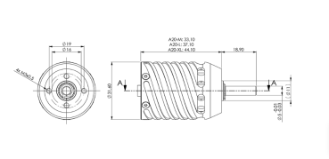 10109588 BL-Motor Hacker A20-22L Competition kv924